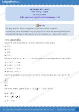 Đề thi học kì 1 Toán 10 Cánh diều - Đề số 4